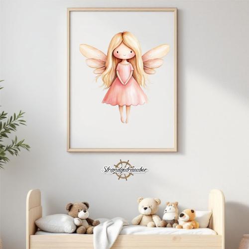 Buegelbild blonde Fee